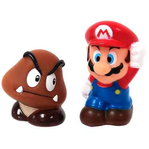 Super Mario Subarudo Mario & Goomba 2-Inch Mini Figures