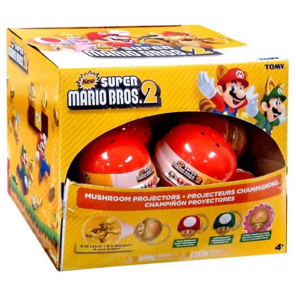New Super Mario Bros 2 Mushroom Projectors Box [12 Packs]