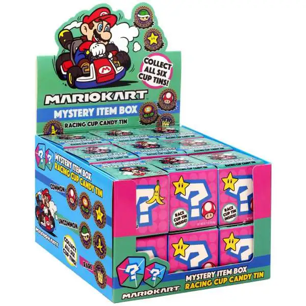 Super Mario Mario Kart Candy Tin Mystery Box