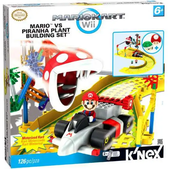 K'NEX Super Mario Mario Kart Wii Mario vs Chain Chomp Set #38469 
