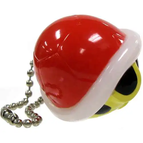 Super Mario Bros. New Super Mario Bros Wii Light Up Collection 2 Red Koopa Shell Keychain