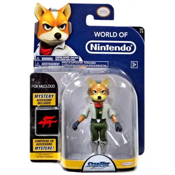 World of Nintendo Starfox Series 3 Fox McCloud Action Figure