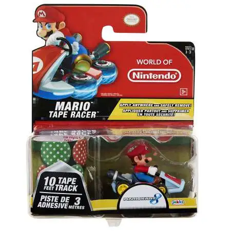 World of Nintendo Mario Kart 8 Tape Racer Mario Figure