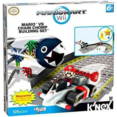 K'NEX Super Mario Mario Kart Wii Mario vs. Chain Chomp Set #38469
