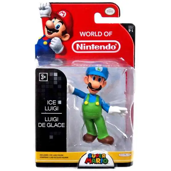 World of Nintendo Super Mario Ice Luigi 2.5-Inch Mini Figure