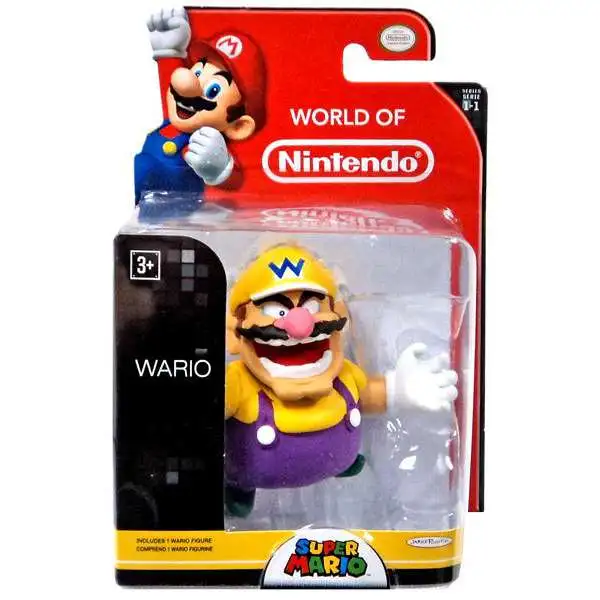 World of Nintendo Super Mario Wario 2.5-Inch Mini Figure [2014 Version]