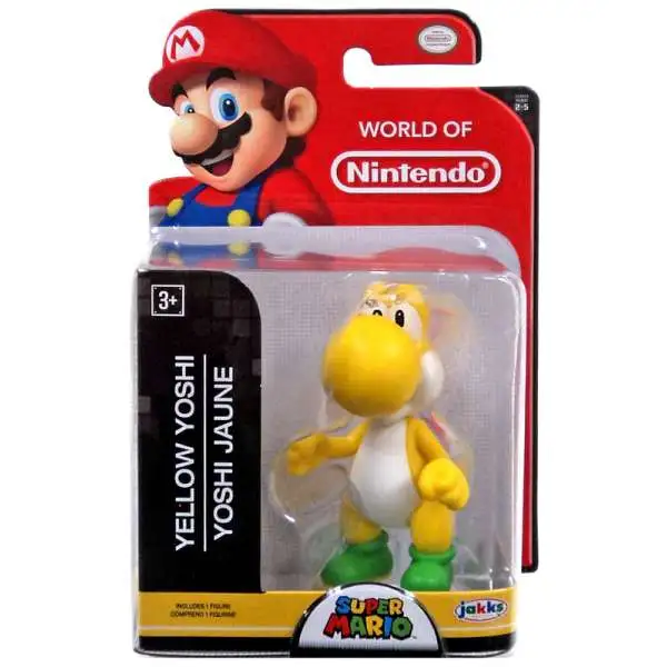 World of Nintendo Super Mario Yellow Yoshi 2.5-Inch Mini Figure