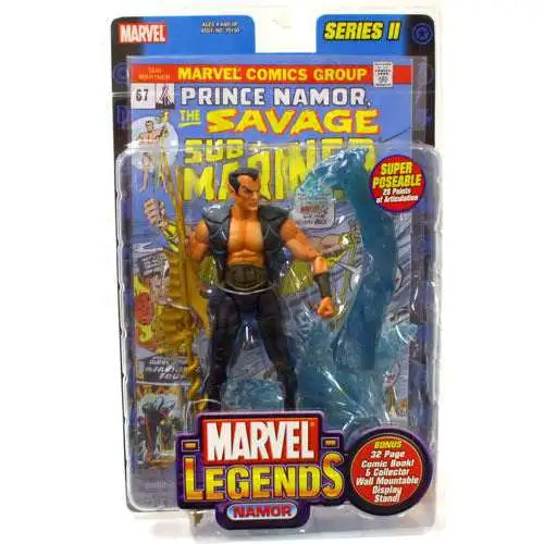 Marvel Legends Series 2 Namor the Sub-Mariner Action Figure [Damaged Package]