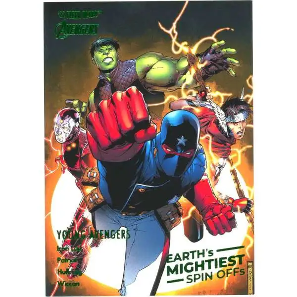 2022 Marvel Fleer Ultra Avengers Green Foil Young Avengers SO-5 [Earth's Mightiest Spin Offs]
