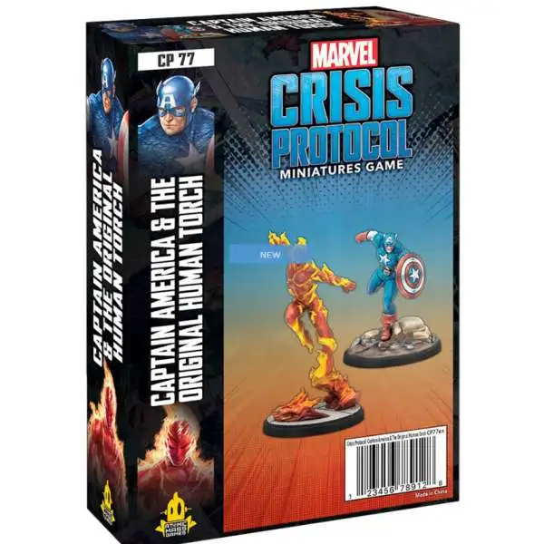Marvel Crisis Protocol Captain America & The Original Human Torch Character Pack