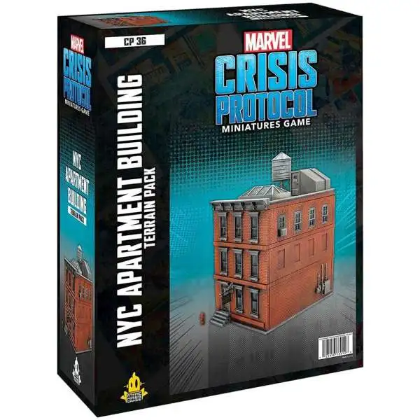 Marvel Crisis Protocol NYC Apartment Building Terrain Pack