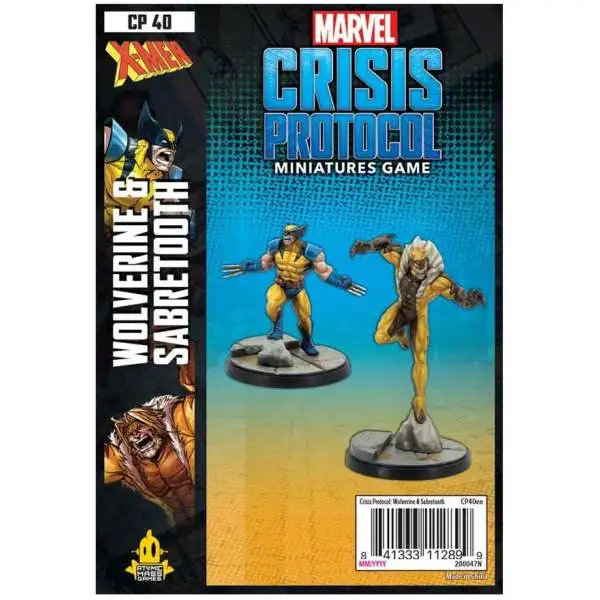 Marvel Crisis Protocol Wolverine & Sabertooth Character Pack