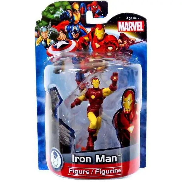Marvel 4 Inch Deluxe Figures Iron Man PVC Figure