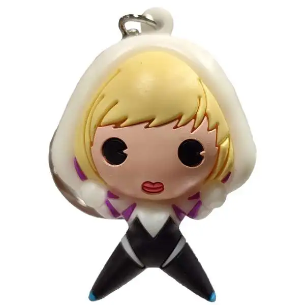 Marvel 3D Figural Keychain Series 7 Unmasked Spider-Gwen Minifigure [Exclusive A Loose]