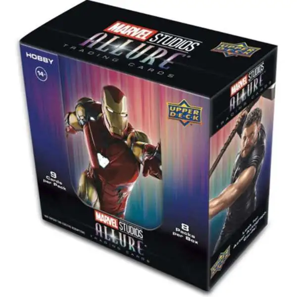 Upper Deck 2022 Marvel Studio Allure Trading Card HOBBY Box [8 Packs]