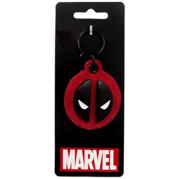 Marvel Deadpool Metal & Cloth Keychain Apparel