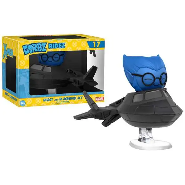 Funko Marvel X-Men Dorbz Ridez Beast with Blackbird Jet Exclusive Vinyl Figure #17