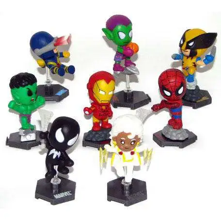 Marvel Grab Zags Set of 8 PVC Figures