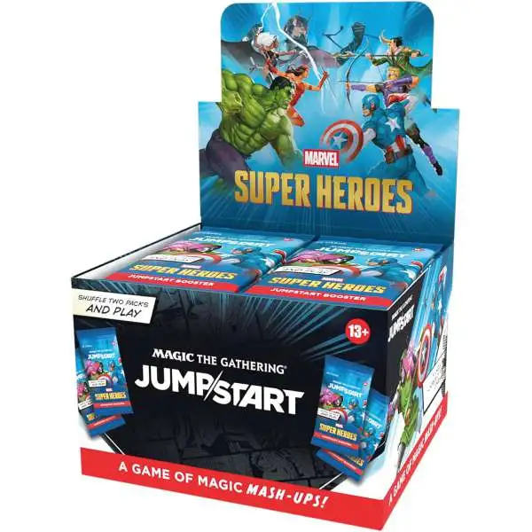 MtG Marvel Super Heroes JUMPSTART Booster Box [24 Packs] (Pre-Order ships June)