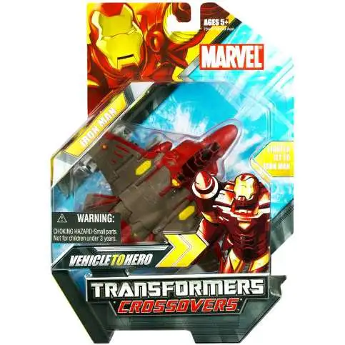 Marvel Transformers Crossovers Iron Man Action Figure [Jet Plane]