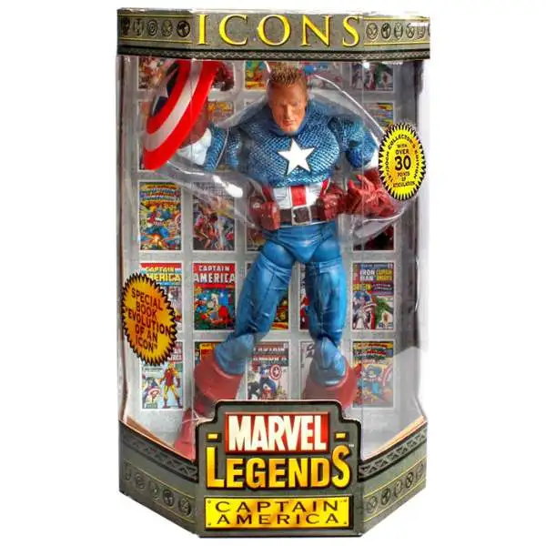 Icons Marvel Legends Captain America Deluxe Action Figure