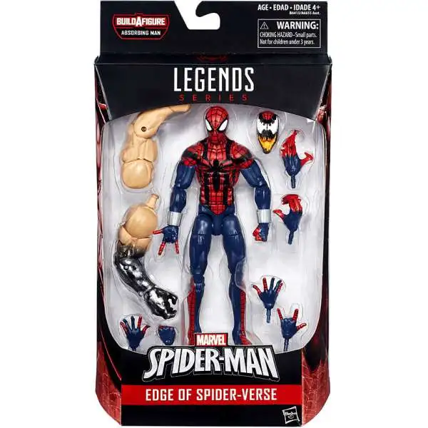 Marvel Legends Spider-Man Absorbing Man Series Ben Reilly Spider-Man Action Figure [Edge of SpiderVerse]