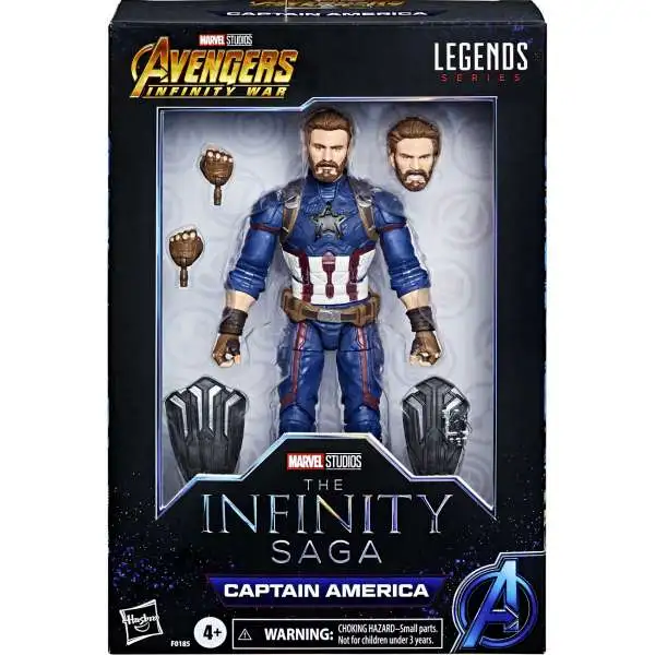 Avengers: Infinity War Marvel Legends Captain America Exclusive Premium Action Figure [The Infinity Saga]