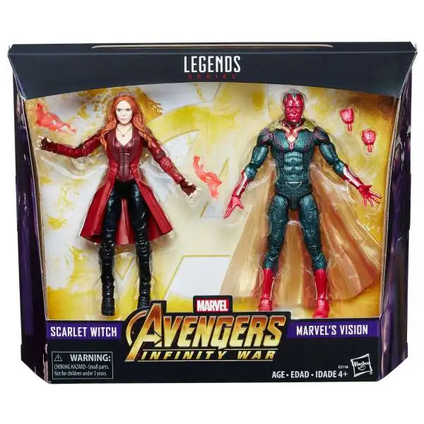 Marvel Avengers Infinity War Scarlet Witch & Vision Action Figure 2-Pack