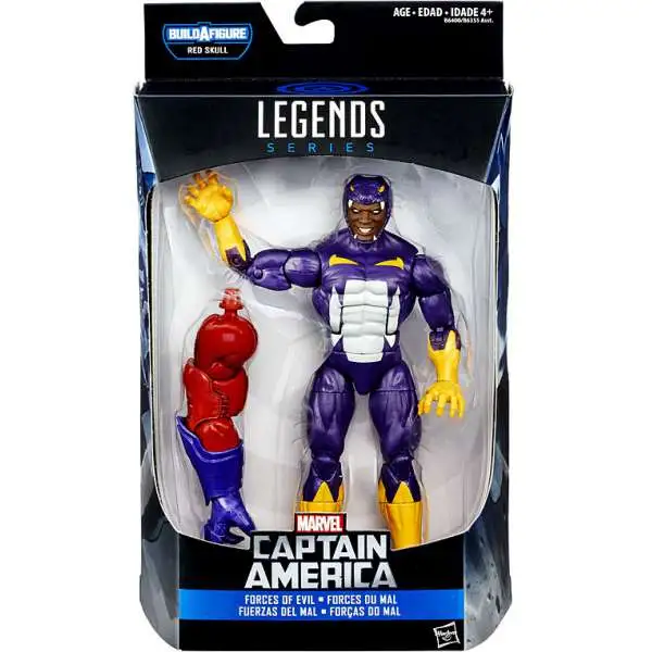Captain America Civil War Marvel Legends Red Skull Cottonmouth Action Figure [Forces of Evil]