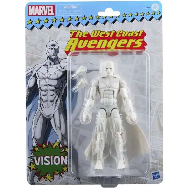 West Coast Avengers Marvel Legends Retro Series Vision Action Figure [White]