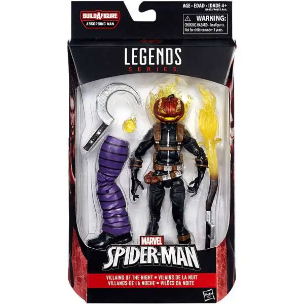 Marvel Legends Spider-Man Absorbing Man Series Jack O'Lantern Action Figure [Villains of the Night]