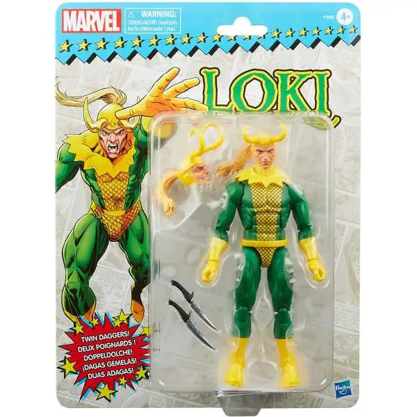 Marvel Legends Retro Series Loki Action Figure