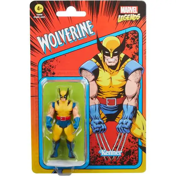 Marvel Legends Retro Series Wolverine Action Figure [Yellow & Blue Costume, Loose]