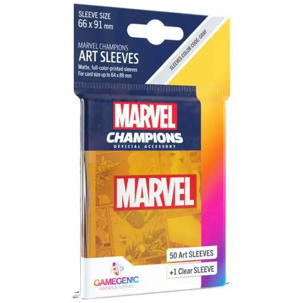 Marvel Champions LCG Marvel Orange Standard Card Sleeves