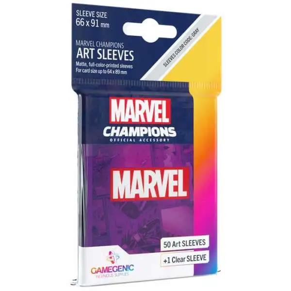 Marvel Champions LCG Marvel Purple Standard Card Sleeves