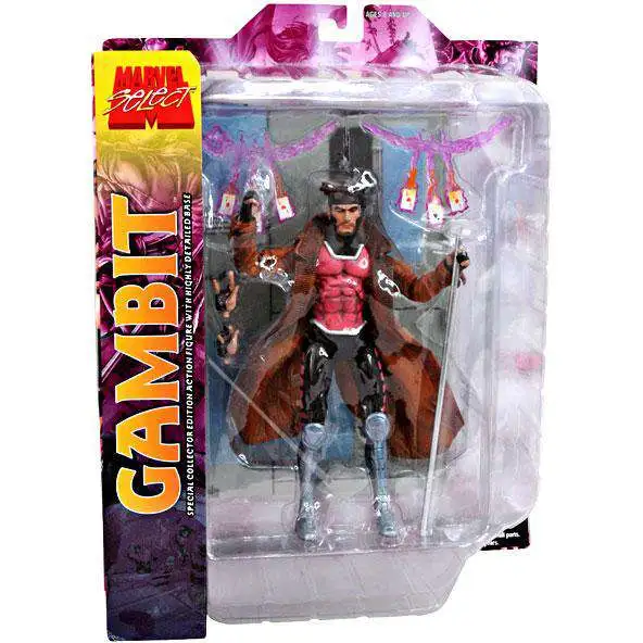 Marvel Select Gambit Action Figure [Damaged Package]