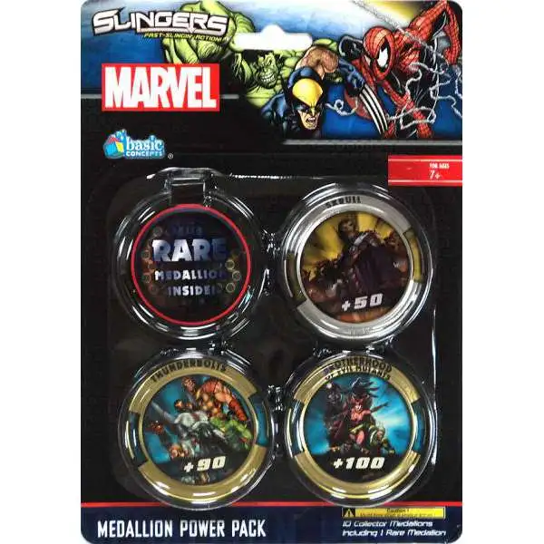 Marvel Slingers Medallion Power Pack