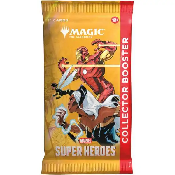 MtG Marvel Super Heroes COLLECTOR Booster Pack [15 Cards] (Pre-Order ships June)