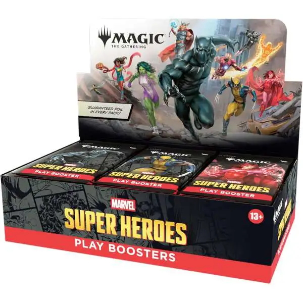 MtG Marvel Super Heroes PLAY Booster Box [30 Packs] (Pre-Order ships June)