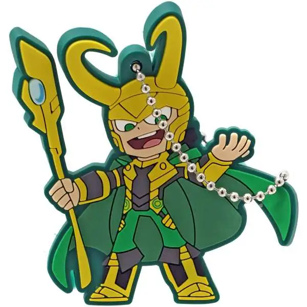 Marvel Gashapon Loki 2-Inch Keychain