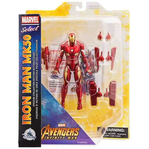 Avengers Endgame Marvel Select Iron Man MK50 Exclusive Action Figure