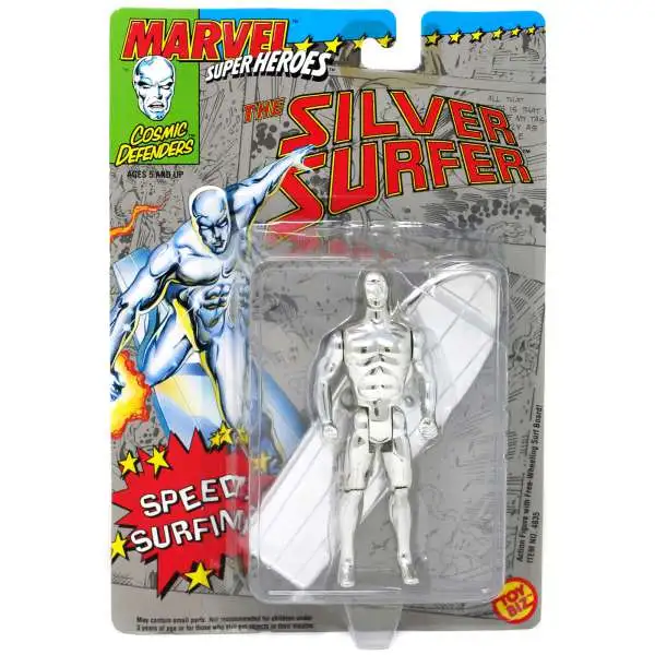 Marvel Cosmic Defenders Super Heroes The Silver Surfer Action Figure [Speed Surfin]
