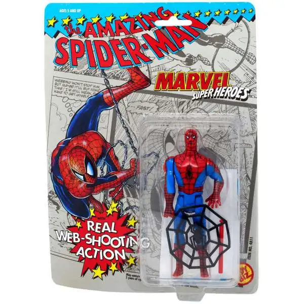 Marvel Super Heroes Spider-Man Action Figure [Web-Shooting Action]