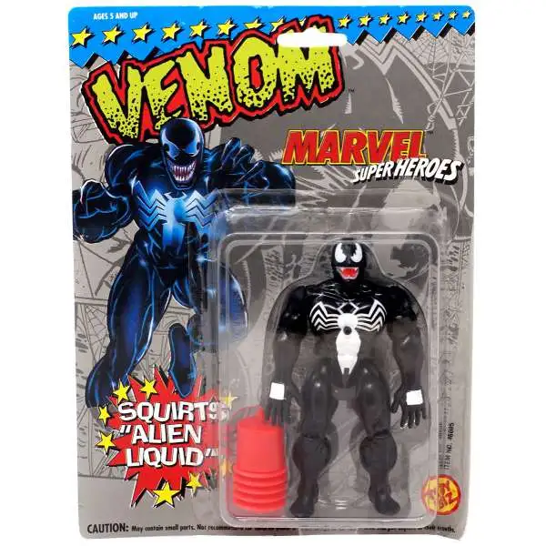 Marvel Super Heroes Venom Action Figure [Squirts "Alien Liquid"] [Shows Wear From Storage]