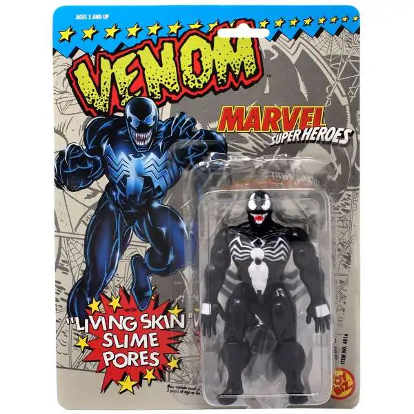 Marvel Super Heroes Venom Action Figure ["Living Skin" Slime Pores] [Shows Wear From Storage]