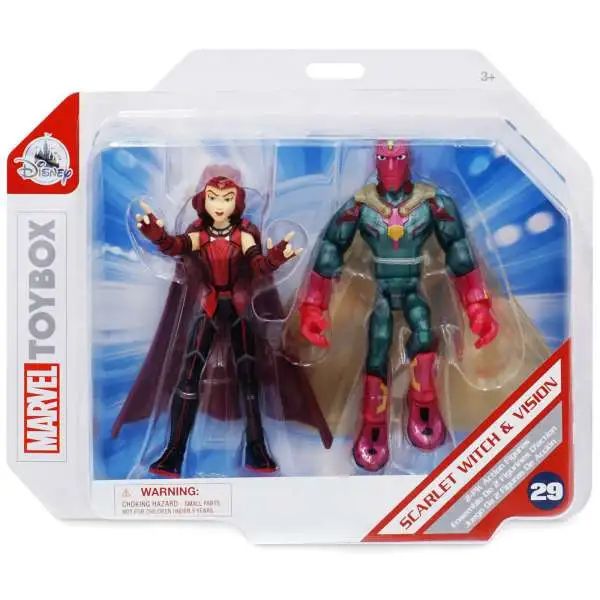 Disney Marvel Toybox Scarlet Witch & Vision Exclusive Action Figure 2-Pack