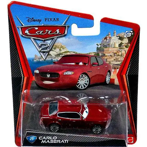 Disney / Pixar Cars Cars 2 Main Series Carlo Maserati Diecast Car #25