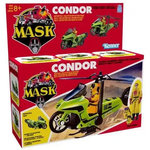M.A.S.K. Condor with Brad Turner Transforming Vehicle & Action Figure