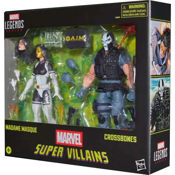 Marvel Legends Super Villains Madam Masque & Crossbones Exclusive Action Figure 2-Pack [Comic Version]