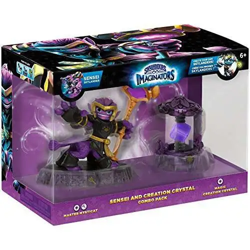 Skylanders Imaginators Sensei & Crystal Master Mysticat & Magic Creation Crystal Figure Combo Pack